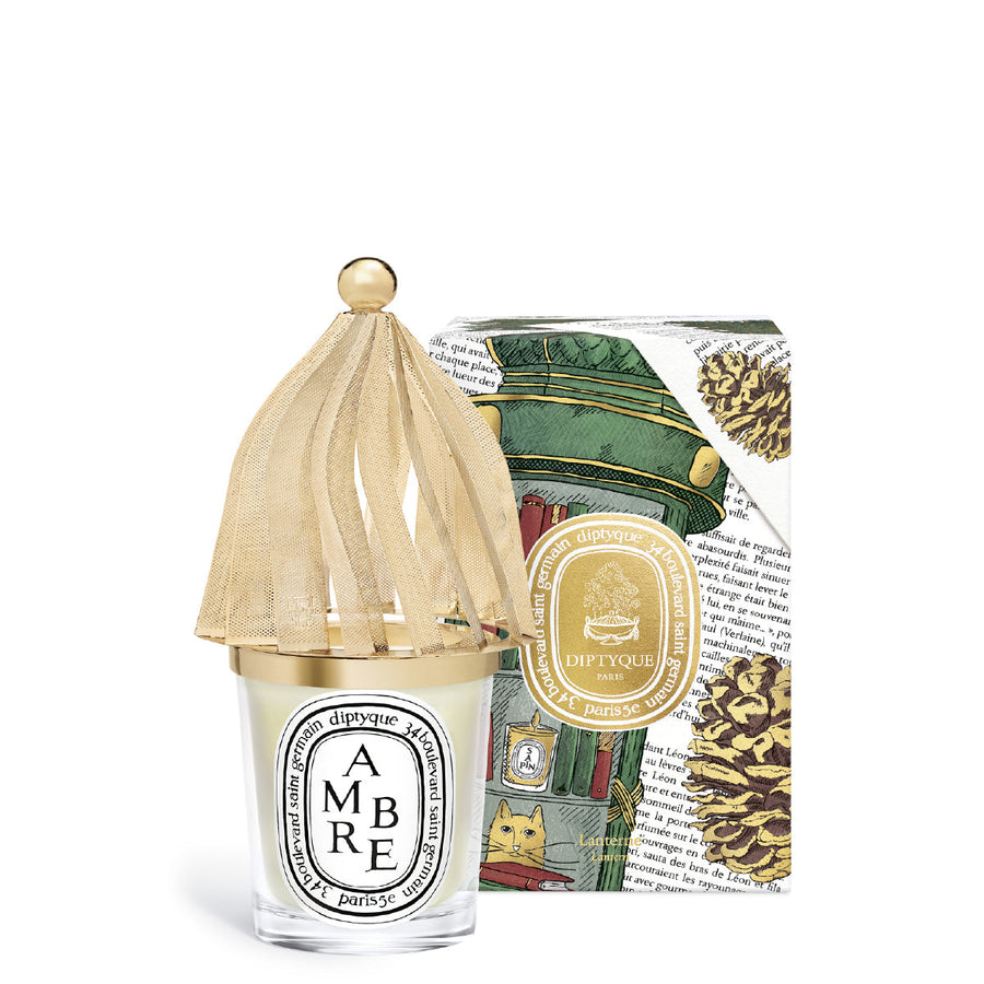 Holiday Lantern - For classic candle