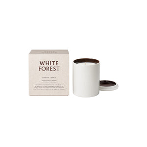 White Forest Scented Candle