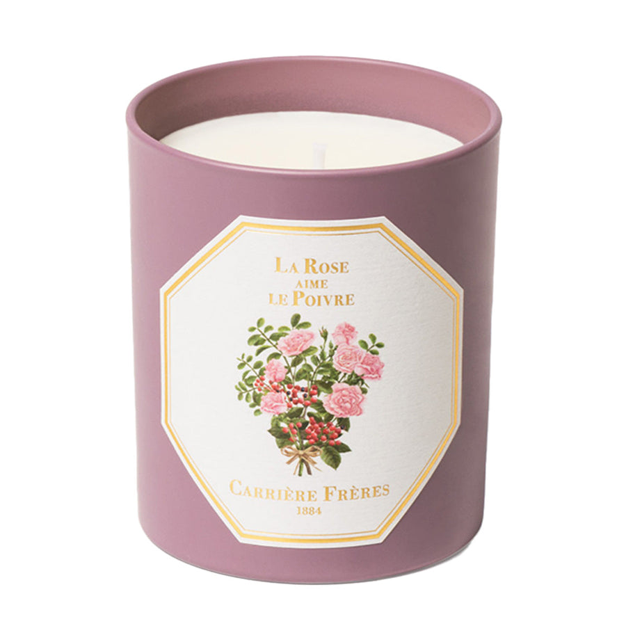 La Rose aime le Poivre candle